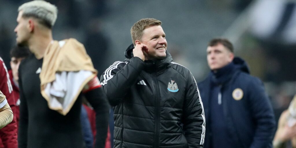 newcastle-united-manager-eddie-howe-celebrates-after-the-match.JPG