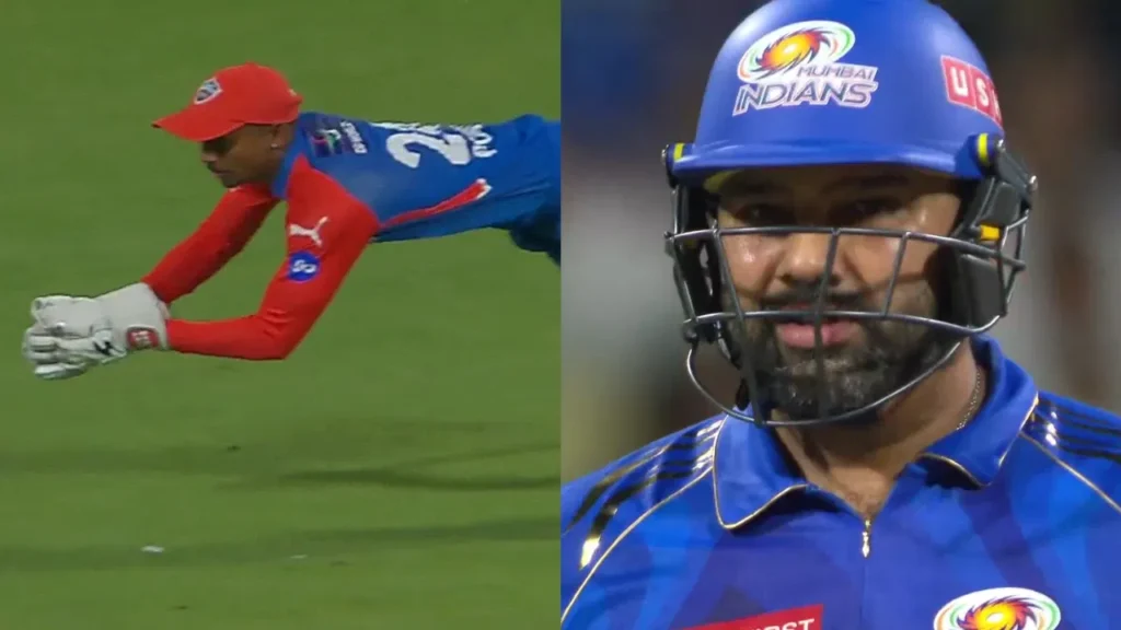 Watch-Rohit-Sharma-falls-to-Abishek-Porels-stunner-brutally-trolled-for-being-dismissed-by-left-arm.webp